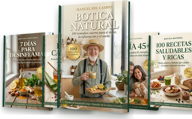 Los libros de la colección Botica Natural